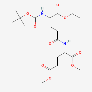 Dimethyl (S)-2-[(S)-4-(Boc-amino)-5-ethoxy-5-oxopentanamido]pentanedioate