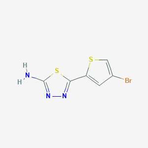 2-Amino-5-(4-bromo-2-thienyl)-1,3,4-thiadiazole