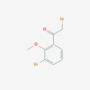 2-Bromo-1-(3-bromo-2-methoxyphenyl)ethanone