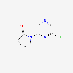 1-(6-Chloro-2-pyrazinyl)-2-pyrrolidinone