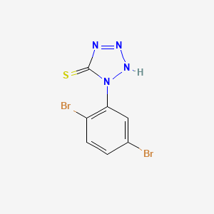 1-(2,5-Dibromophenyl)-1H-tetrazole-5-thiol