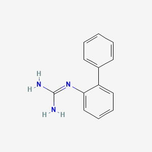 molecular formula C13H13N3 B13686199 1-(2-Biphenylyl)guanidine 