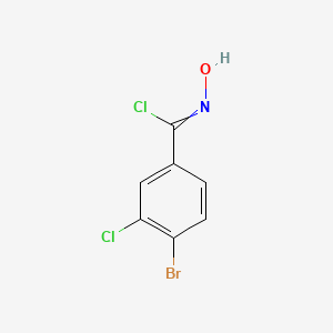 4-Bromo-3-chloro-N-hydroxybenZimidoyl chloride