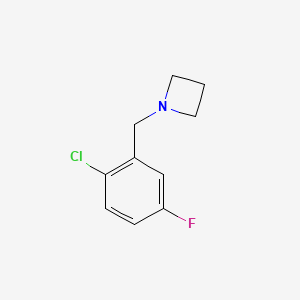 1-(2-Chloro-5-fluorobenzyl)azetidine