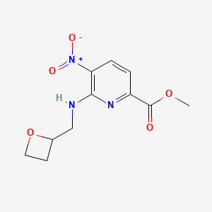 Methyl (S)-5-Nitro-6-[(2-oxetanylmethyl)amino]picolinate