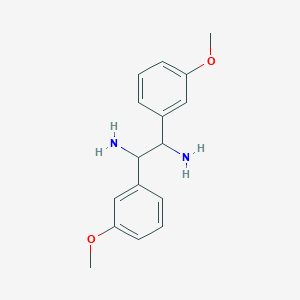 molecular formula C16H20N2O2 B13686400 1,2-Bis(3-methoxyphenyl)-1,2-ethanediamine 