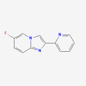 6-Fluoro-2-(2-pyridyl)imidazo[1,2-a]pyridine