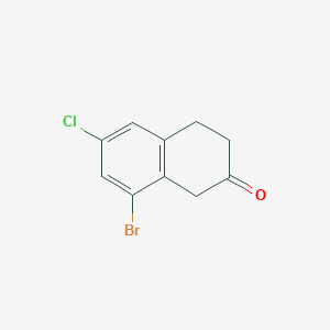 8-Bromo-6-chloro-3,4-dihydronaphthalen-2(1H)-one