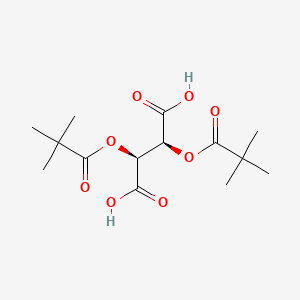 molecular formula C14H22O8 B1368658 (+)-双乙酰基-D-酒石酸 CAS No. 76769-55-6