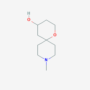 9-Methyl-1-oxa-9-azaspiro[5.5]undecan-4-ol