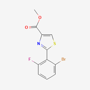 Methyl 2-(2-Bromo-6-fluorophenyl)thiazole-4-carboxylate