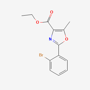 Ethyl 2-(2-Bromophenyl)-5-methyloxazole-4-carboxylate