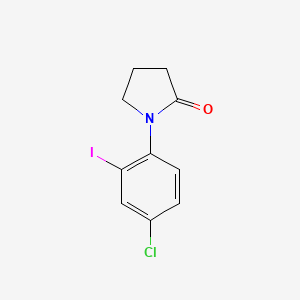 1-(4-Chloro-2-iodophenyl)-2-pyrrolidinone