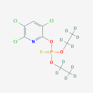 molecular formula C9H11Cl3NO3PS B1368667 Chlorpyrifos (diethyl-D10) CAS No. 285138-81-0