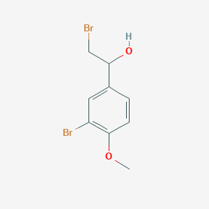 2-Bromo-1-(3-bromo-4-methoxyphenyl)ethanol