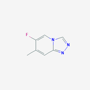 6-Fluoro-7-methyl-[1,2,4]triazolo[4,3-a]pyridine