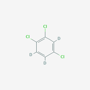 molecular formula C6H3Cl3 B1368670 1,2,4-Trichlorobenzene-d3 CAS No. 2199-72-6