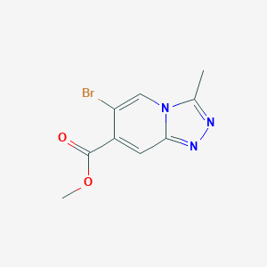 Methyl 6-Bromo-3-methyl-[1,2,4]triazolo[4,3-a]pyridine-7-carboxylate