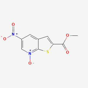 2-(Methoxycarbonyl)-5-nitrothieno[2,3-b]pyridine 7-oxide