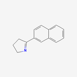 5-(2-Naphthalenyl)-3,4-dihydro-2H-pyrrole