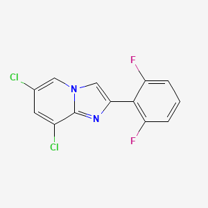 6,8-Dichloro-2-(2,6-difluorophenyl)imidazo[1,2-a]pyridine