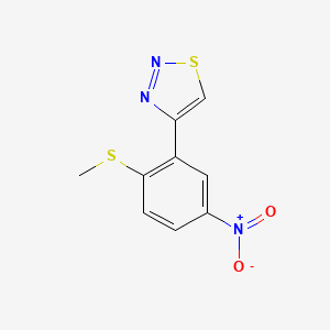 4-[2-(Methylthio)-5-nitrophenyl]-1,2,3-thiadiazole