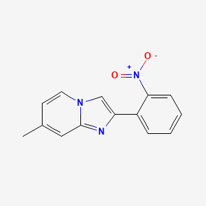 7-Methyl-2-(2-nitrophenyl)imidazo[1,2-a]pyridine