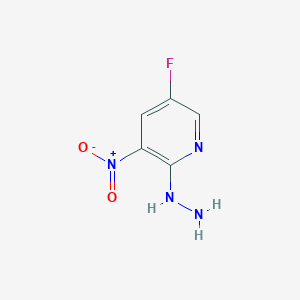 5-Fluoro-2-hydrazinyl-3-nitropyridine