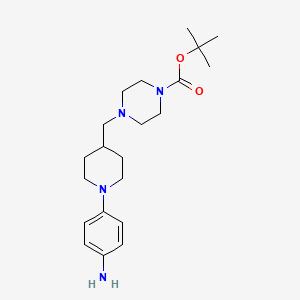 4-[4-[(4-Boc-1-piperazinyl)methyl]-1-piperidyl]aniline