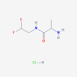 (S)-2-Amino-N-(2,2-difluoroethyl)propanamide hydrochloride