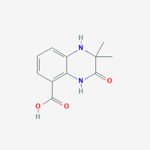 2,2-Dimethyl-3-oxo-1,2,3,4-tetrahydroquinoxaline-5-carboxylic Acid