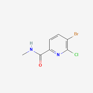 5-Bromo-6-chloro-N-methylpyridine-2-carboxamide