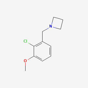 1-(2-Chloro-3-methoxybenzyl)azetidine