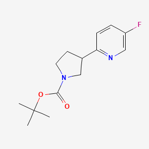 2-(1-Boc-3-pyrrolidinyl)-5-fluoropyridine