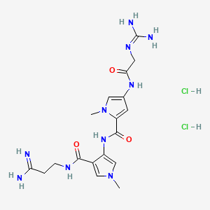 molecular formula C18H28Cl2N10O3 B1368699 Congocidin dihydrochloride 