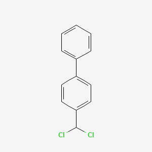 molecular formula C13H10Cl2 B13687018 4-(Dichloromethyl)biphenyl 