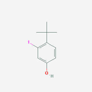 molecular formula C10H13IO B13687026 4-(tert-Butyl)-3-iodophenol 