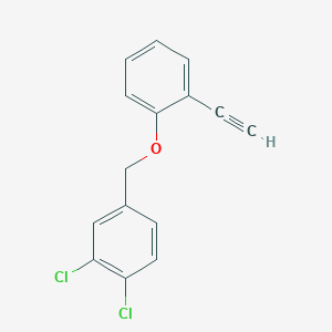 1,2-Dichloro-4-[(2-ethynylphenoxy)methyl]benzene