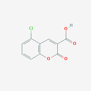 molecular formula C10H5ClO4 B13687069 5-Chloro-2-oxo-2H-chromene-3-carboxylic Acid 