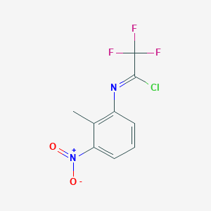 2,2,2-trifluoro-N-(2-methyl-3-nitrophenyl)acetimidoyl chloride