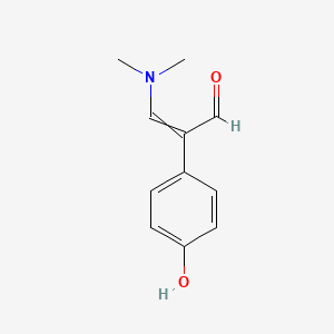 3-(Dimethylamino)-2-(4-hydroxyphenyl)acrylaldehyde