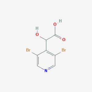 2-(3,5-Dibromo-4-pyridyl)-2-hydroxyacetic Acid