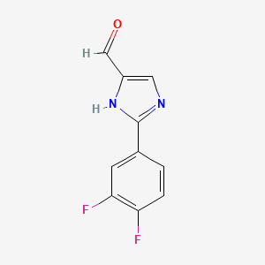 2-(3,4-difluorophenyl)-1H-imidazole-5-carbaldehyde