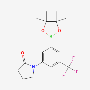 3-(2-Oxo-1-pyrrolidinyl)-5-(trifluoromethyl)phenylboronic Acid Pinacol Ester