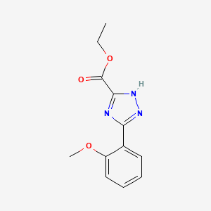 Ethyl 5-(2-Methoxyphenyl)-1H-1,2,4-triazole-3-carboxylate