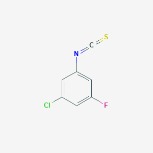 molecular formula C7H3ClFNS B13687415 5-Chloro-3-fluorophenyl Isothiocyanate 