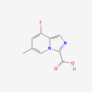 8-Fluoro-6-methylimidazo[1,5-a]pyridine-3-carboxylic Acid