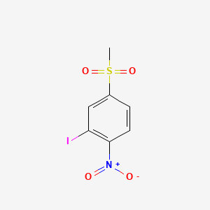 2-Iodo-4-(methylsulfonyl)-1-nitrobenzene