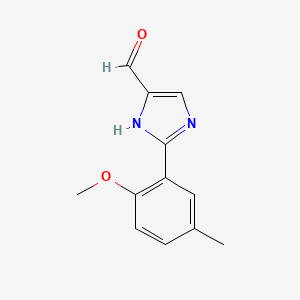 2-(2-Methoxy-5-methylphenyl)-1H-imidazole-5-carbaldehyde