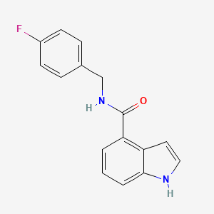 N-(4-Fluorobenzyl)-1H-indole-4-carboxamide